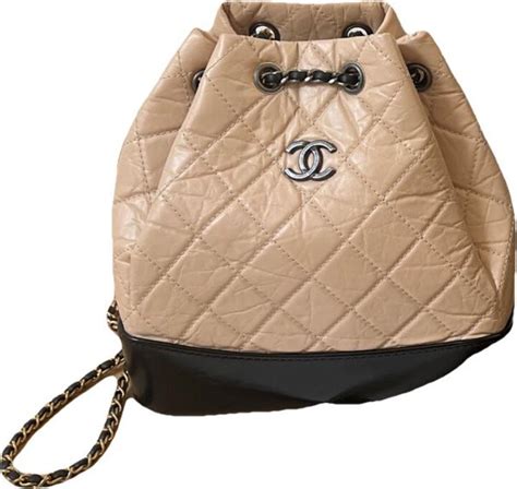 【精品】香奈兒流浪後背包 Chanel Gabrielle Backpack ♥ 山型紋 